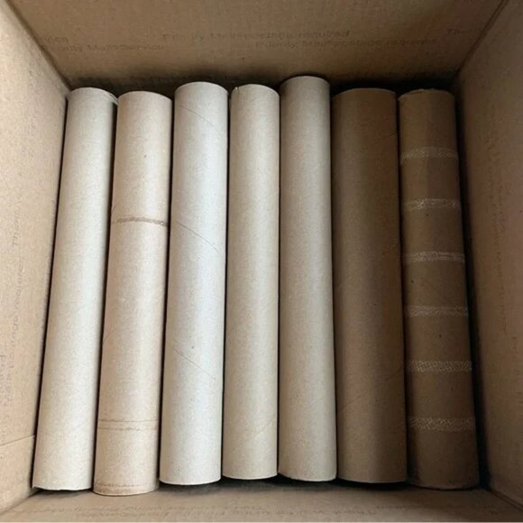 32 Empty Paper Towel Rolls - Brown - Picture 2 of 5